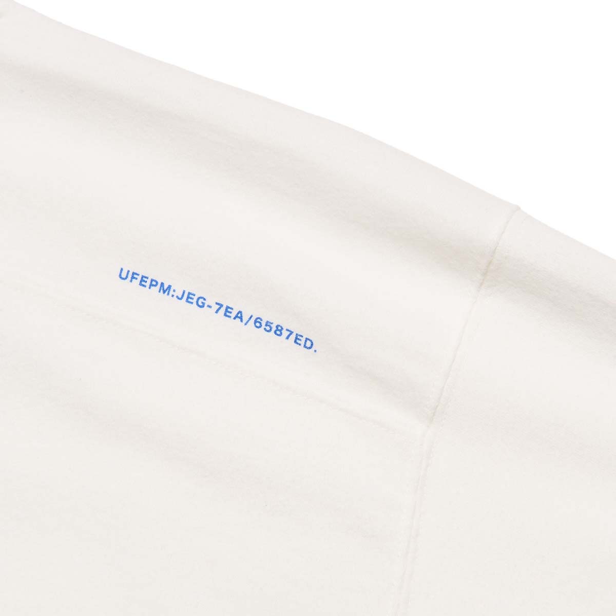 uniform experiment / UEN FOOTBALL TEE (White) 肩プリント
